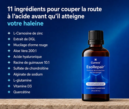 Enfin une haleine fraîche qui dure - parce qu'on agit à la source, pas en surface