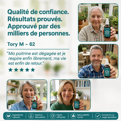 Spray purifiant pour les poumons CUROVA™