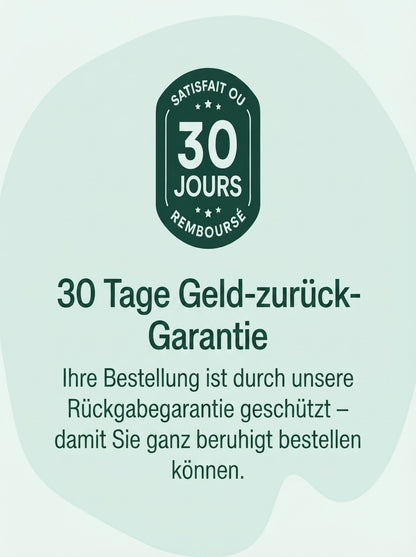 [de] 30 Tage Geld-zurück-Garantie