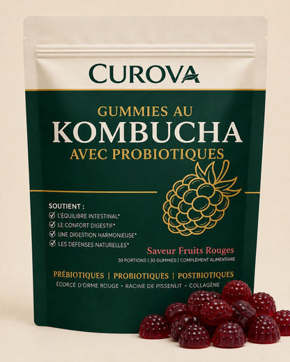 Gummies au Kombucha avec Probiotiques pour le Confort Digestif