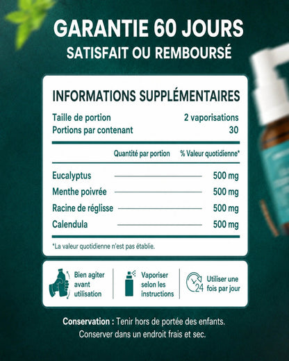 Spray purifiant pour les poumons CUROVA™