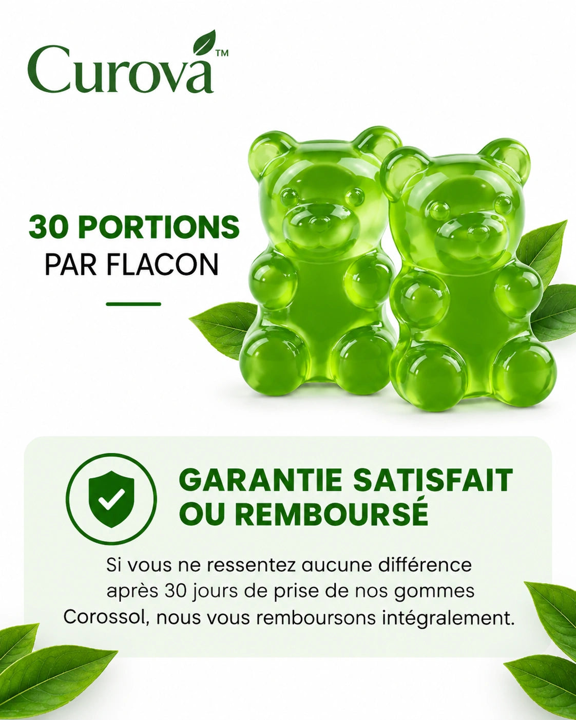 Curova- Gommes de Corossol 100 % Bio et Naturelles