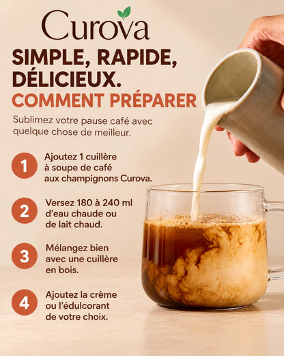 Curova™ Café aux Champignons