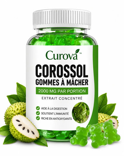 Curova- Gommes de Corossol 100 % Bio et Naturelles