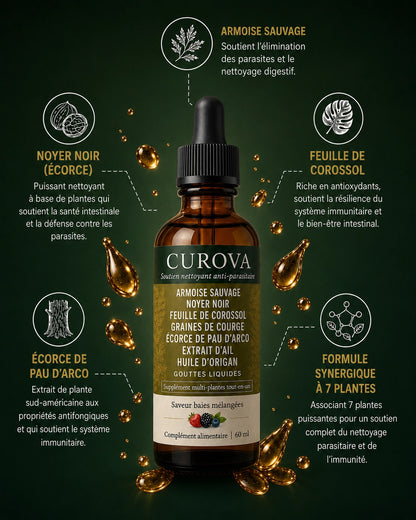 CUROVA — Gouttes d’Armoise cueillie à l’état sauvage