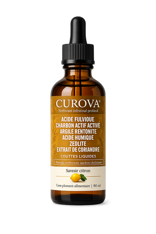 Gouttes de rinçage à l'acide fulvique Curova