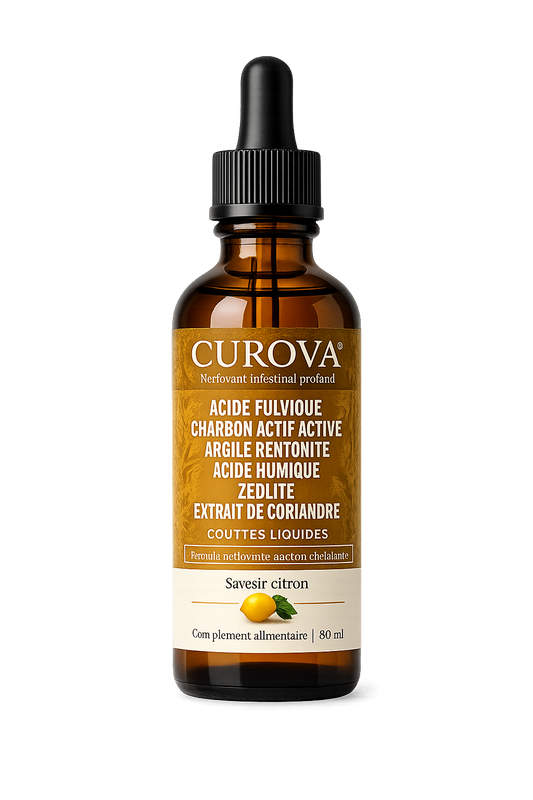 Gouttes de rinçage à l'acide fulvique Curova