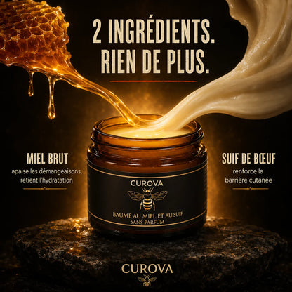 CUROVA | Baume au miel et au suif de bœuf nourri à l'herbe