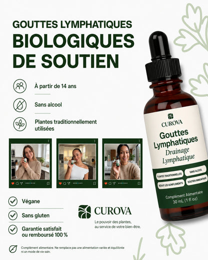 Gouttes de drainage lymphatique Curova