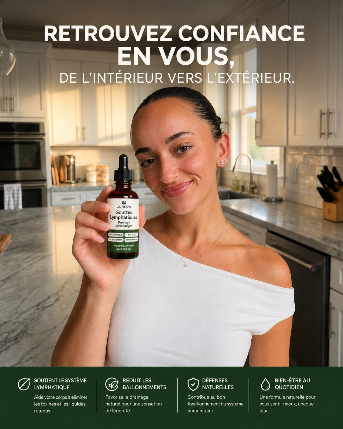 Gouttes de drainage lymphatique Curova
