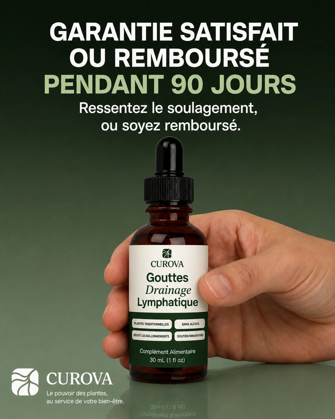 Gouttes de drainage lymphatique Curova