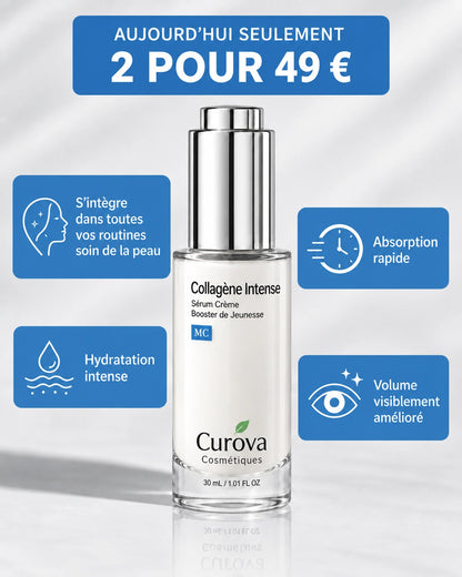 Curova™ Volufiline | Sérum au Collagène Coréen pour Peaux Matures