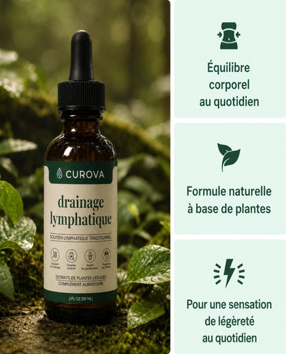 CUROVA® — Gouttes de drainage lymphatique