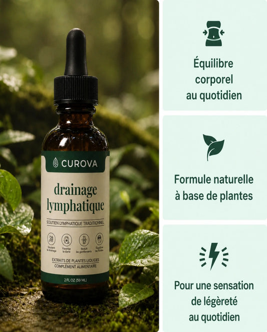 CUROVA® — Gouttes de drainage lymphatique