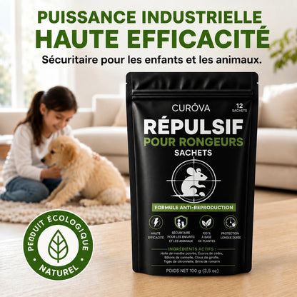 CURÓVA™ – Sachets répulsifs naturels contre les rongeurs