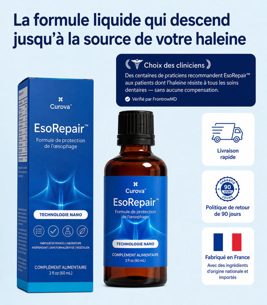 Enfin une haleine fraîche qui dure - parce qu'on agit à la source, pas en surface
