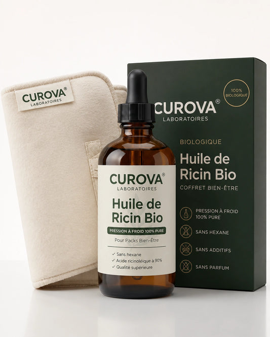 Kit de compresse à l’huile de ricin