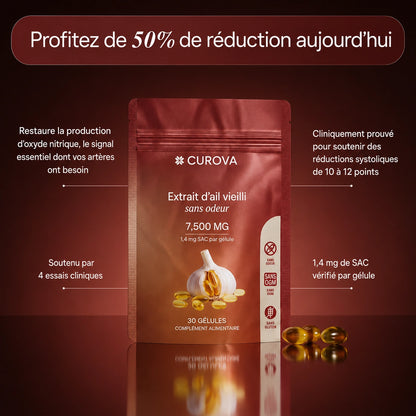 Le seul complément naturel dont l'efficacité pour faire baisser la tension artérielle a été cliniquement prouvée