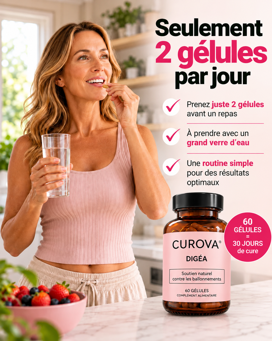 Curova-DIGÉA™ – Complexe Anti-Ballonnements & Confort Digestif