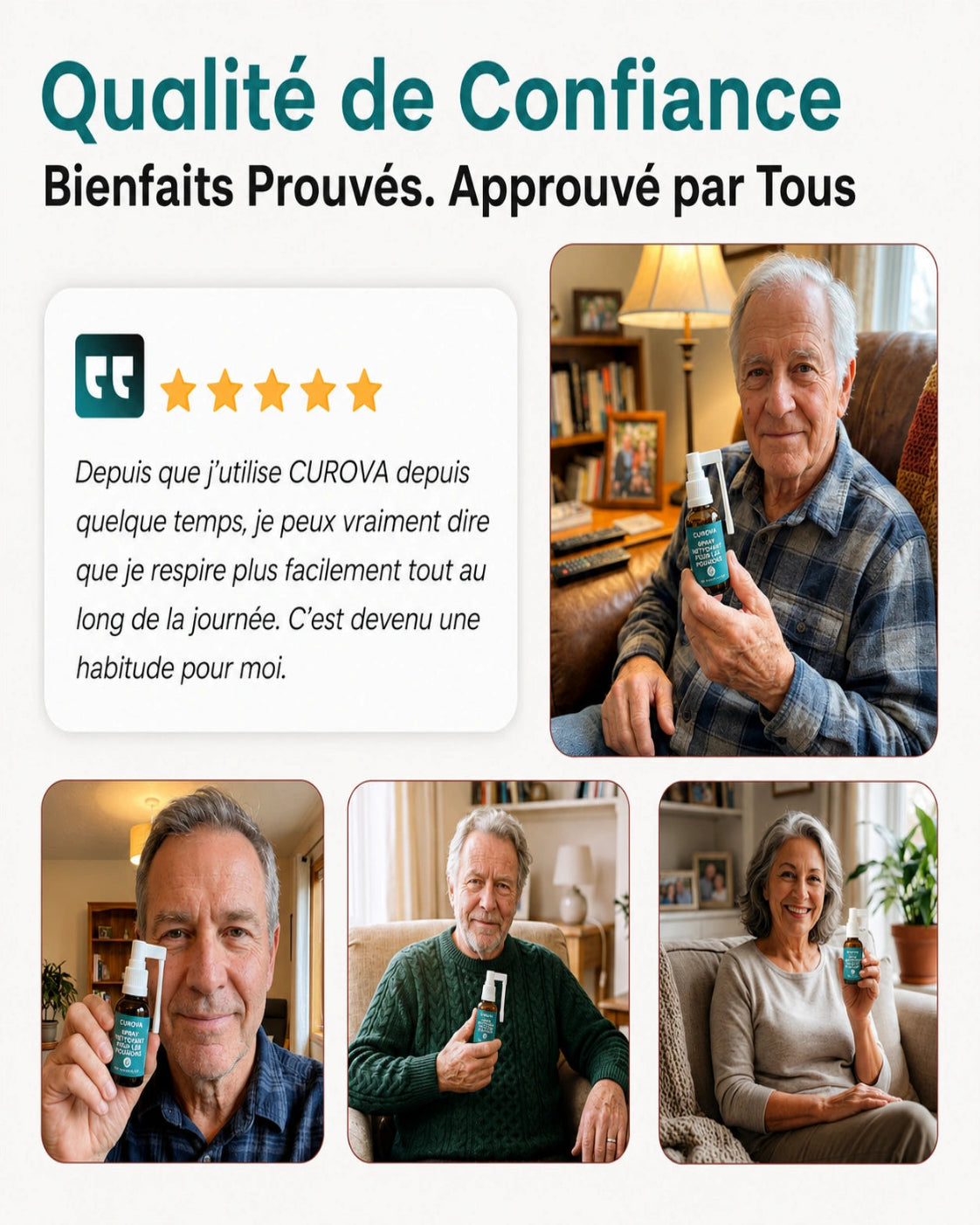 Spray purifiant pour les poumons CUROVA™
