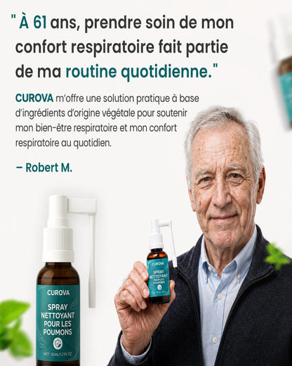 Spray purifiant pour les poumons CUROVA™
