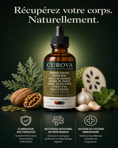CUROVA — Gouttes d’Armoise cueillie à l’état sauvage