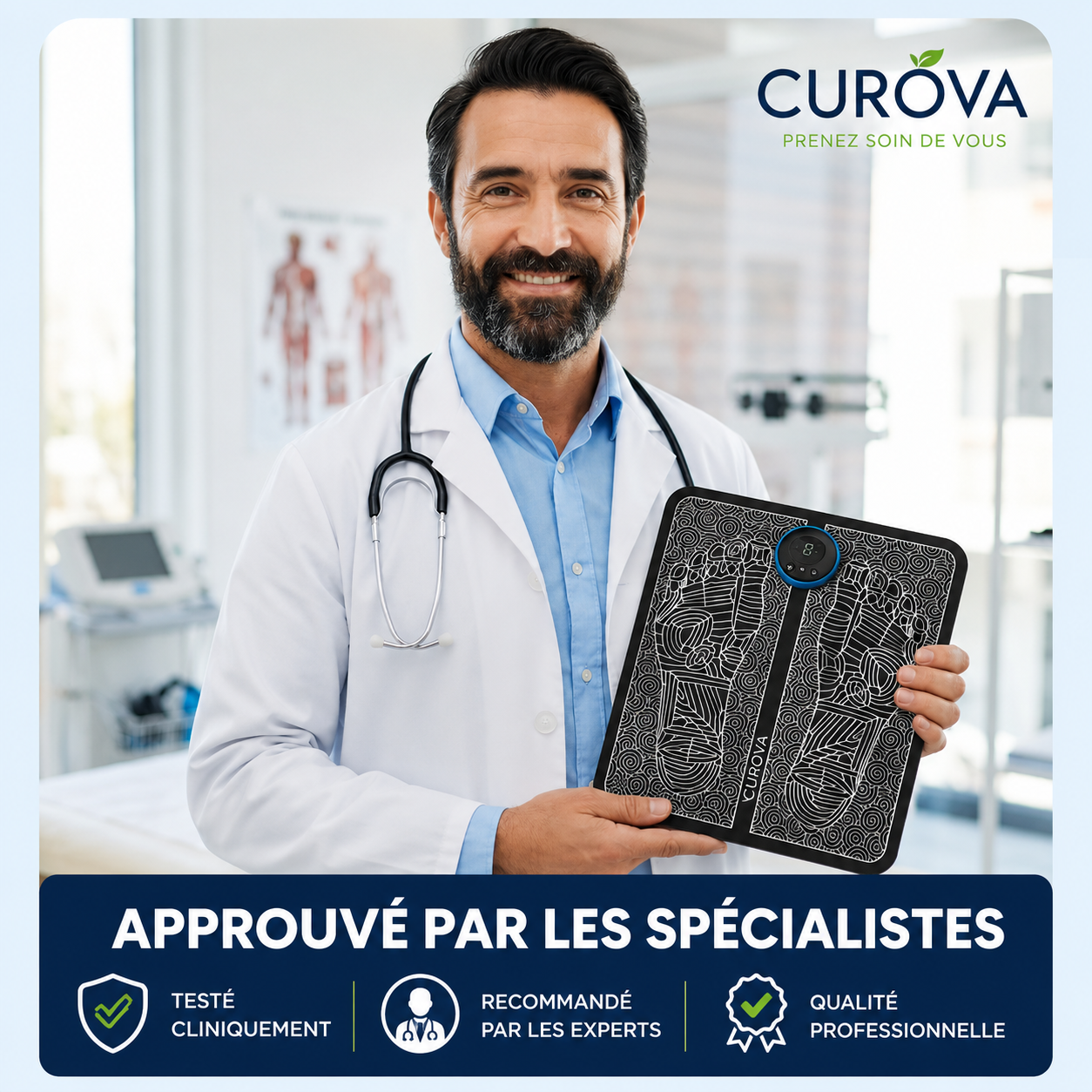 CUROVA - Soulagez vos jambes gonflées chez vous