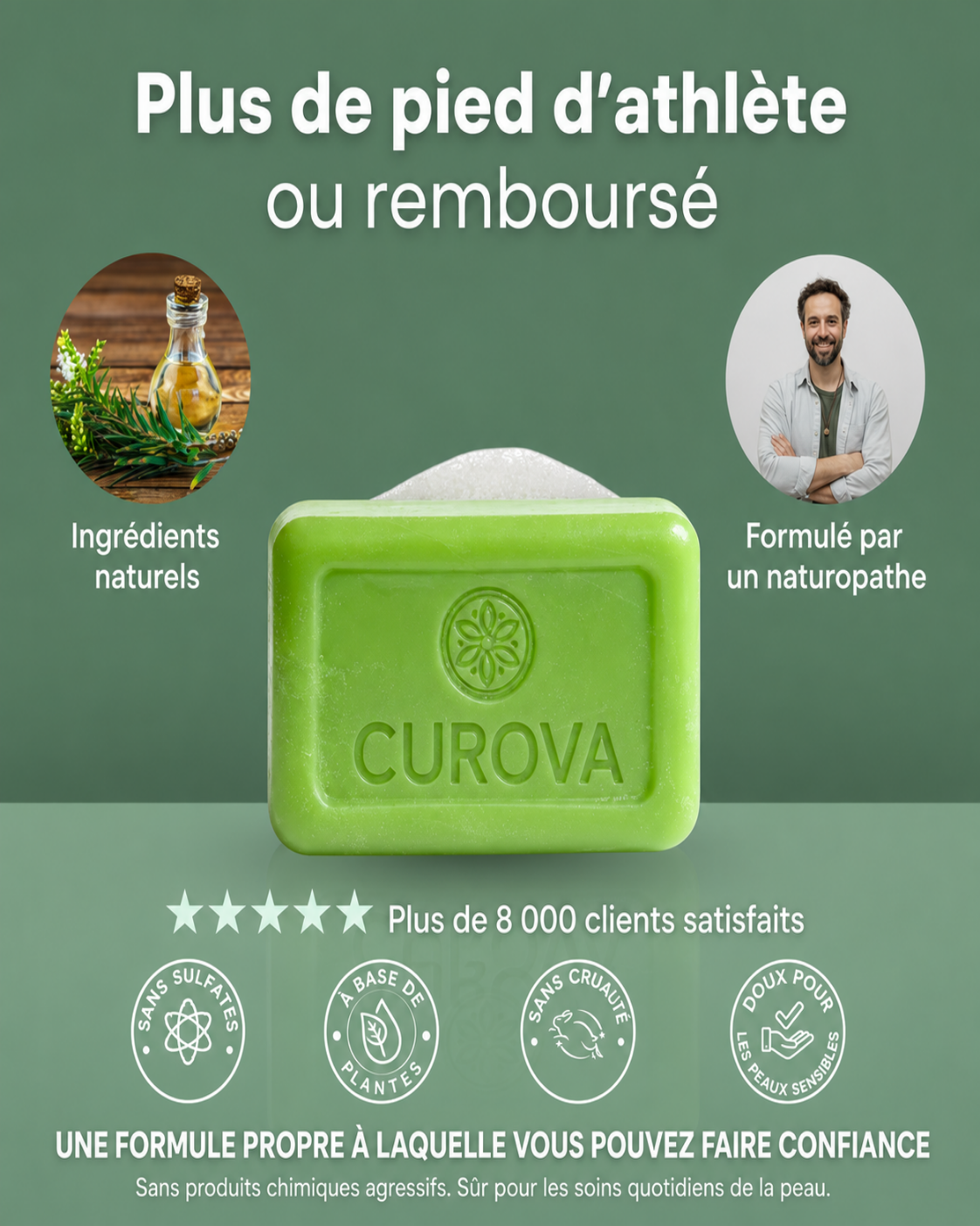 Savon antifongique CUROVA®