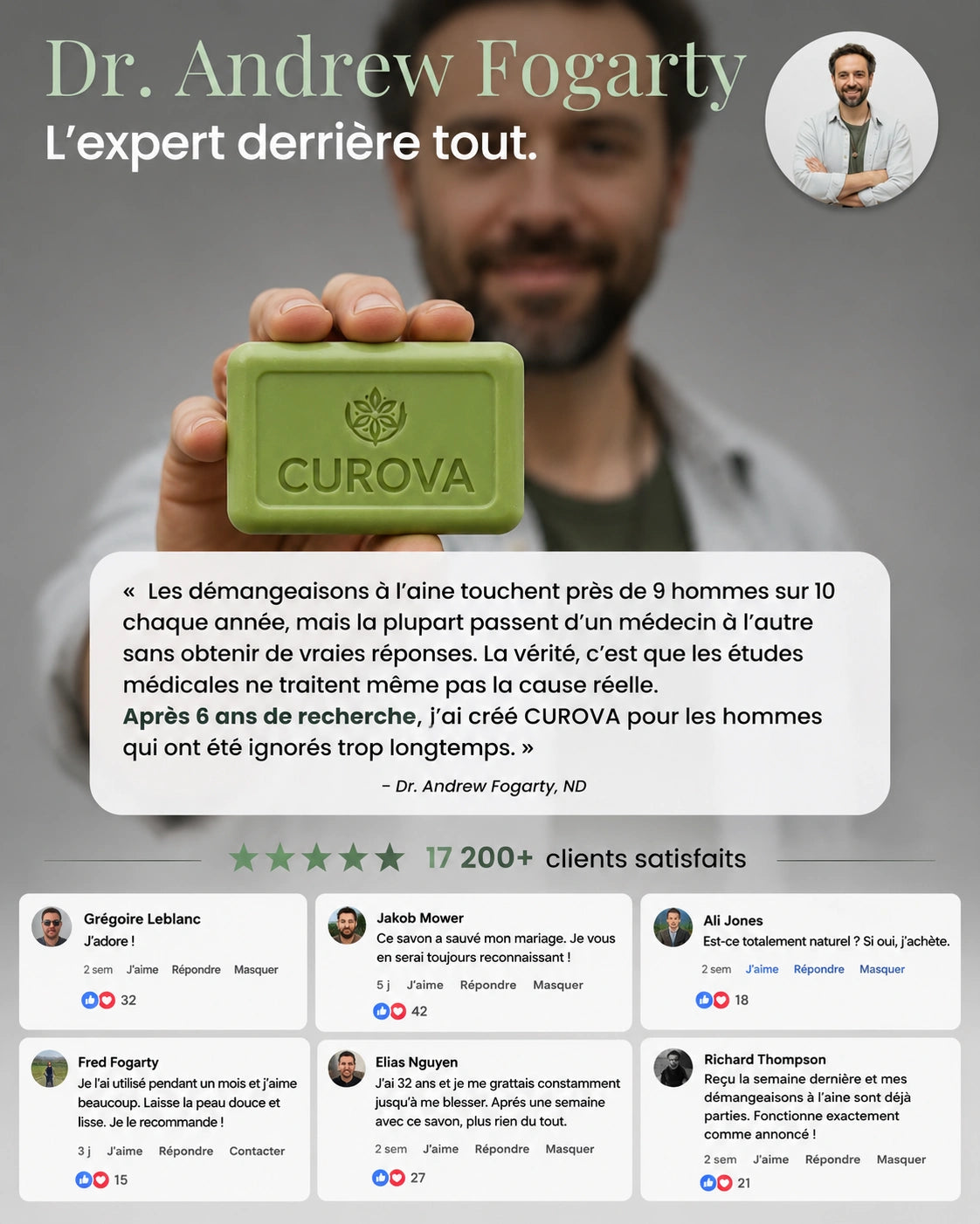 Savon antifongique CUROVA®